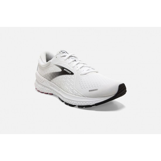 Brooks adrenaline hotsell mens white